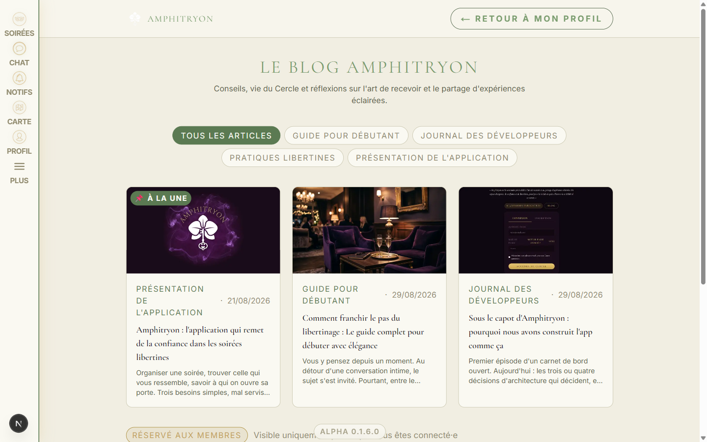 Page du blog Amphitryon, articles à la une